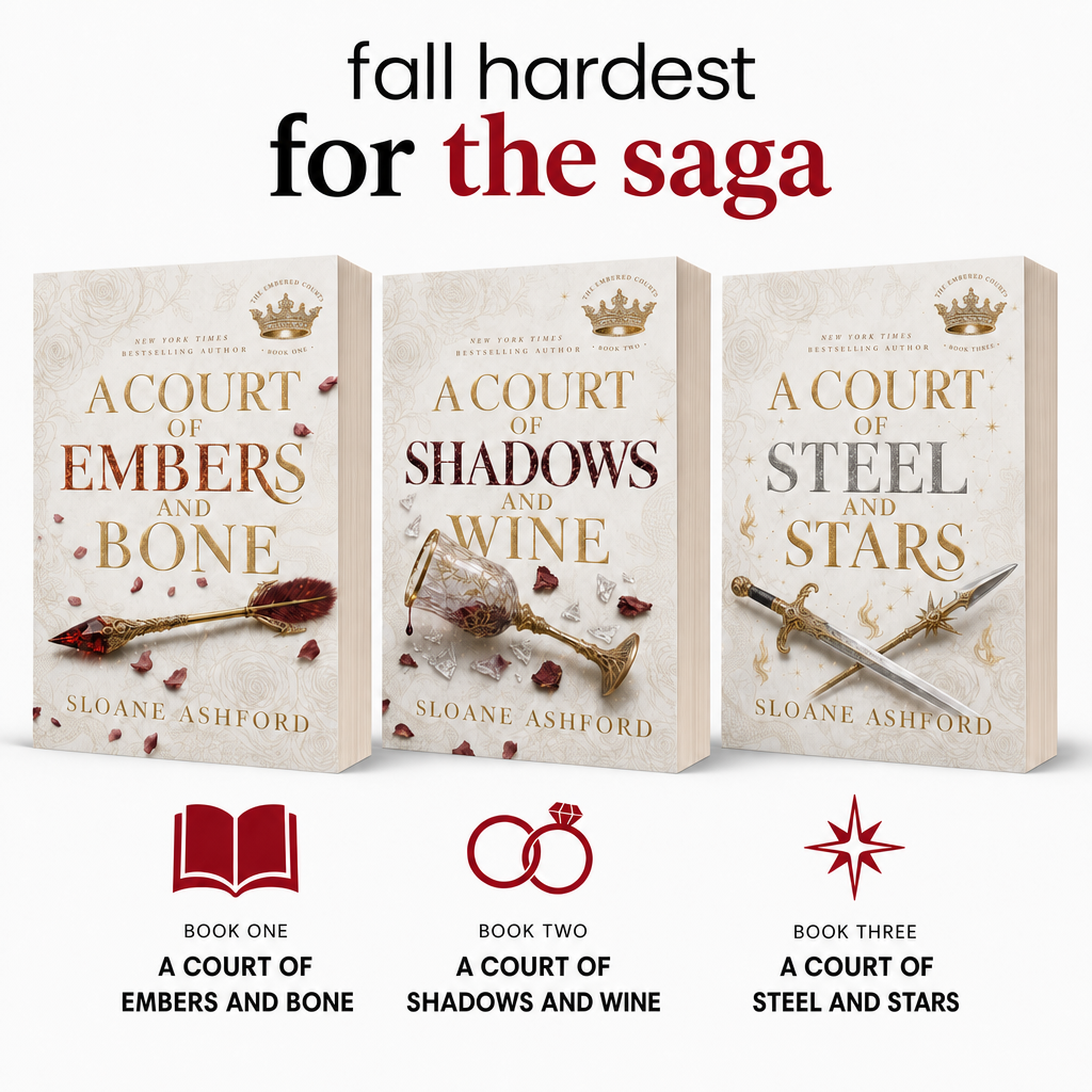 Trilogy: A Court of Embers and Bone + A Court of Shadows and Wine + A Court of Steel and Stars
