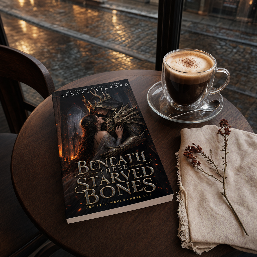 Beneath These Starved Bones by Sloane Ashford, paperback edition