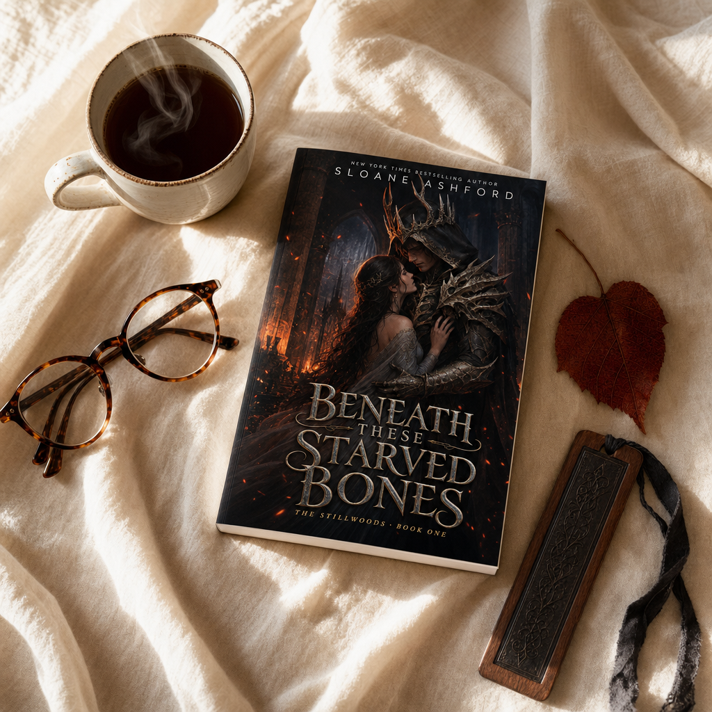 Beneath These Starved Bones by Sloane Ashford, paperback edition