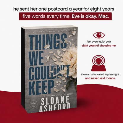 Things We Couldn't Keep: he sent her one postcard a year for eight years