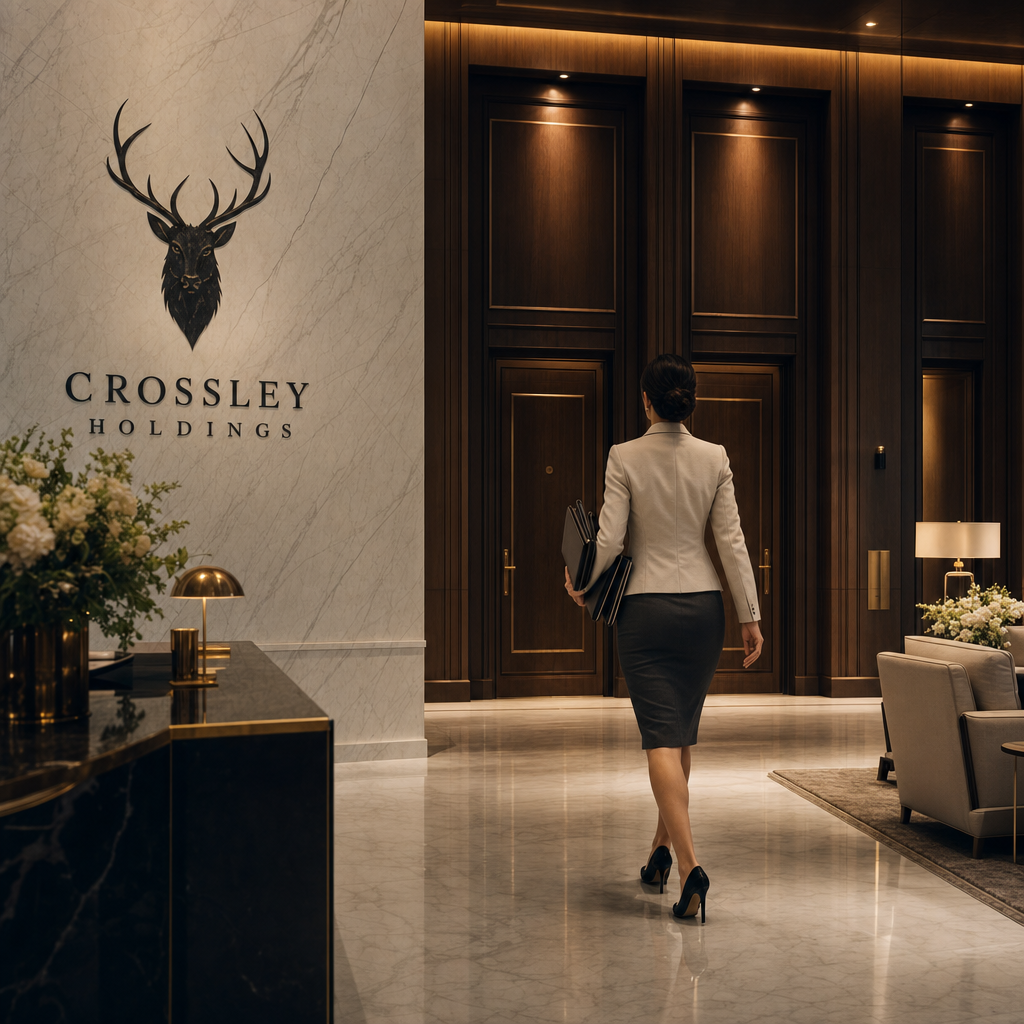 King of Restraint: the Crossley Holdings headquarters