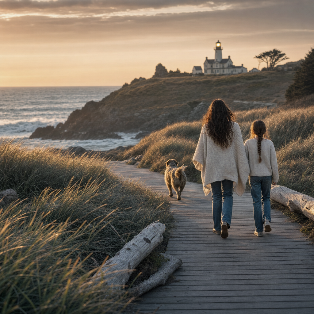 Things We Couldn't Keep: the boardwalk to the lighthouse